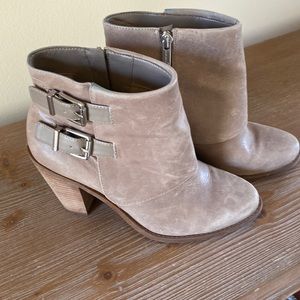 Jessica Simpson taupe bootie